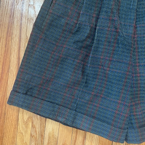 Vintage Corduroy Plaid Shorts - Picture 3 of 15